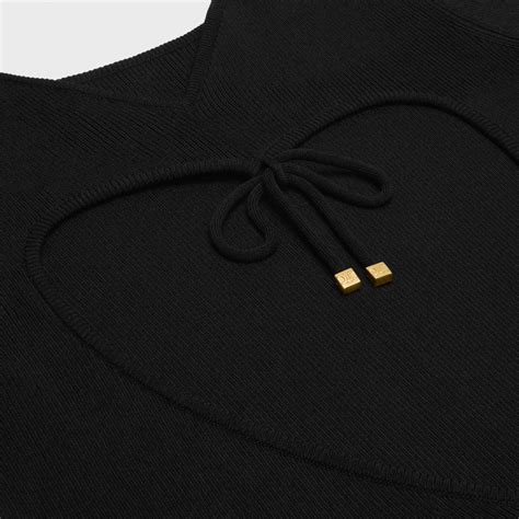 celine heart|HEART CROP TOP IN UNDERPINNING SILK AND COTTON.